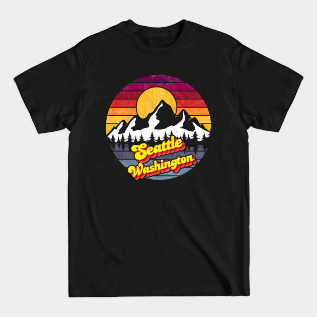 Discover Seattle Washington - Seattle - T-Shirt