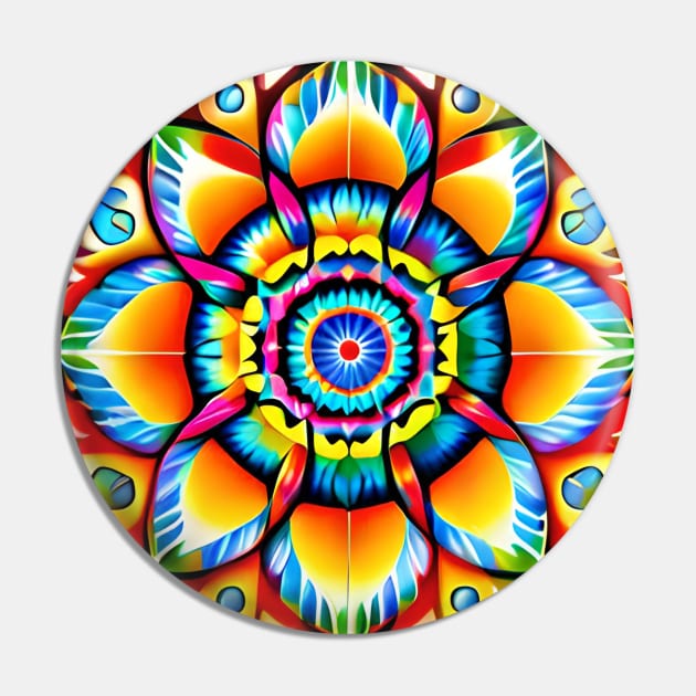 Tie-dye pattern #0010 Pin by merchonly4you