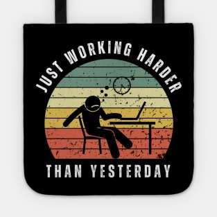 Lazy working from home - internet Tote