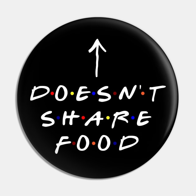 [Insert Name] doesn't share food! (White Text) Pin by TMW Design