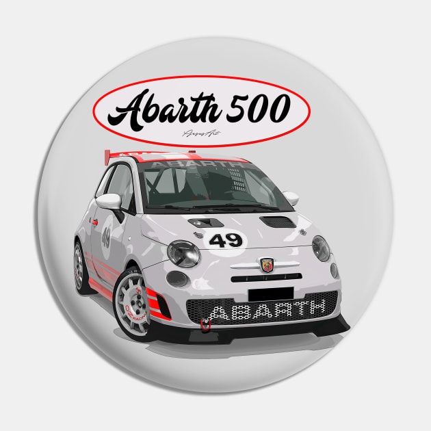 Abarth 500 Pin by PjesusArt