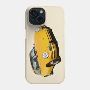 porsche 911 in yellow Phone Case