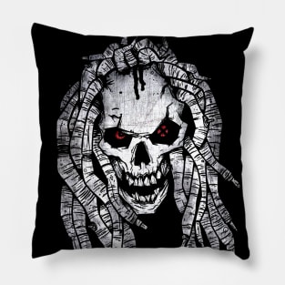 white skull Pillow