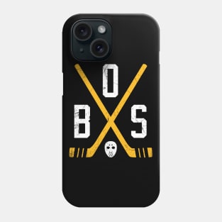 BOS Retro Sticks - Black Phone Case