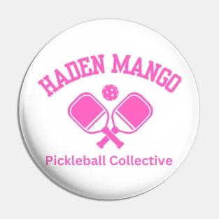 Twin Paddle and Ball Apparel for Pickleball Pin