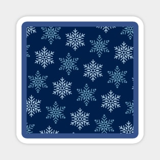 Cute Snowflake pattern (christmas snowflake pattern, winter simple snowflake pattern, winter snowflake pattern, simple snowflake pattern) Magnet