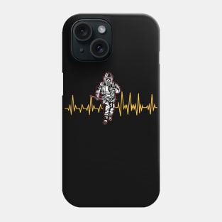 Firefighter in Action Heartbeat Phone Case