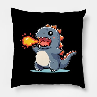 Cute Godzilla Pillow