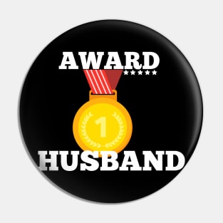 Award Trophy Best Husband i love my husband gift Pin