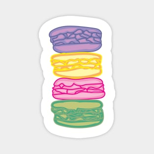 Aesthetic Macaroon Art by Courtney Graben Magnet