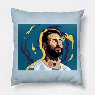 Messi 10 looking for the championship Pillow