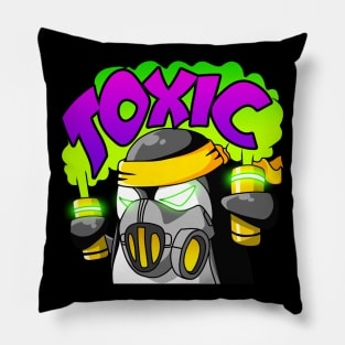 Toxic Penguin Pillow