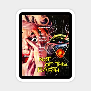 Classic Science Fiction Movie Poster - Not of This Earth Magnet