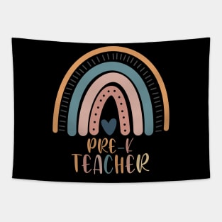 Boho Rainbow PreK Teacher Kinder Back to School Tapestry