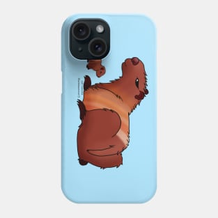 Carnelian Capybara Phone Case