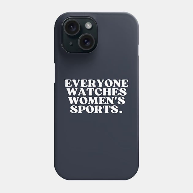 Everyone Watches Womens Sports Phone Case by Davidsmith