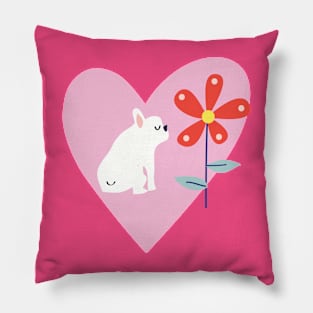 Frenchie Love Pillow