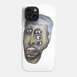 Surreal Screaming Face Phone Case