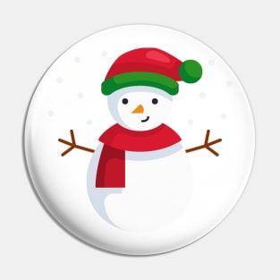 Snowman Pin