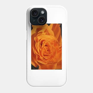 Orange Rose Closeup Phone Case