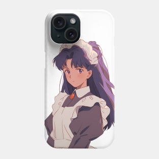 Misato Katsuragi Neon Genesis Evangelion Maid Dress! Phone Case