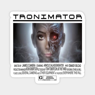 TRONIMATOR Movie Poster Off Brand Knock Off Boot Shirt Magnet