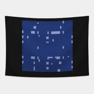 Dark Orthogonal pattern  - Blue Tapestry