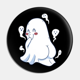 ghost laughing with a big booty Pin