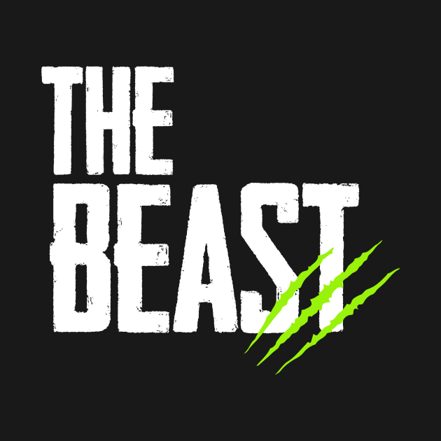 The Beast high fashion black and green tee by ALAN VEL