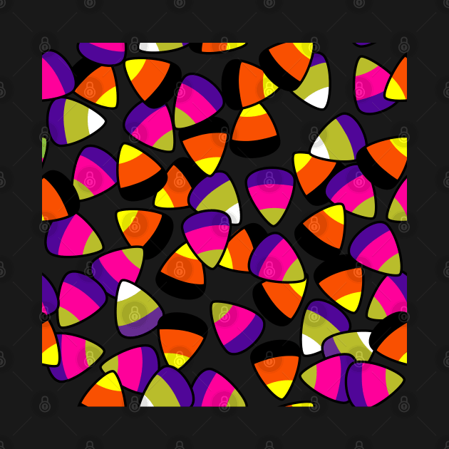 Spoopy Candy Corn Tile 3 by ziafrazier