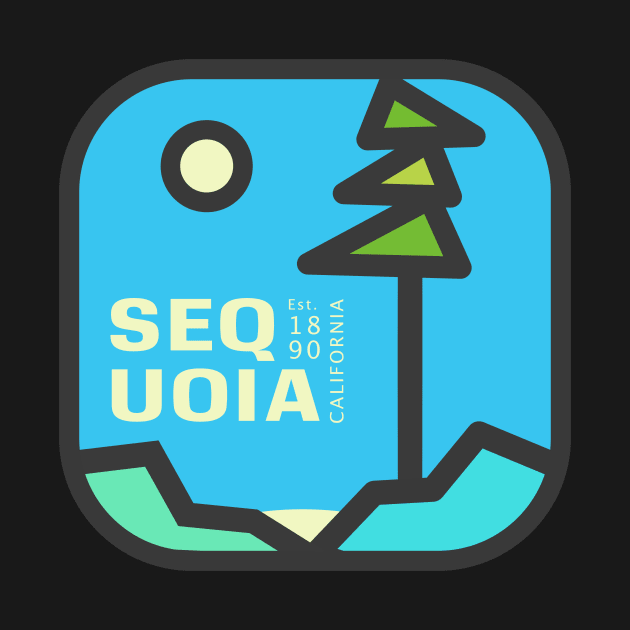 Sequoia National Park Badge 2 by Woohoo