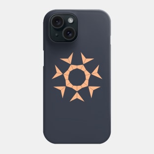 Light Brown 7 point star Phone Case