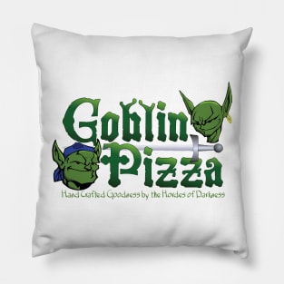 Goblin Pizza Logo Pillow