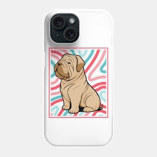 Colorful and Cute Shar Pei Puppy G Phone Case