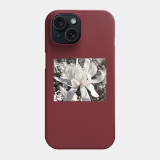 Whte Spider Magnolia Phone Case