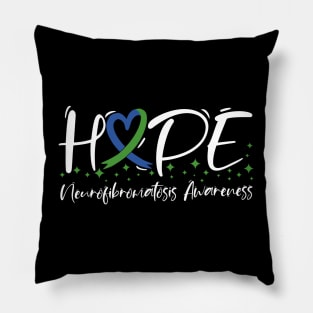 Hope Neurofibromatosis Awareness Pillow