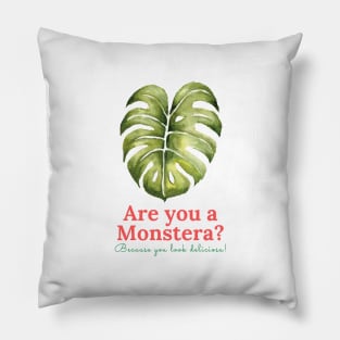 Monstera Deliciosa Pillow