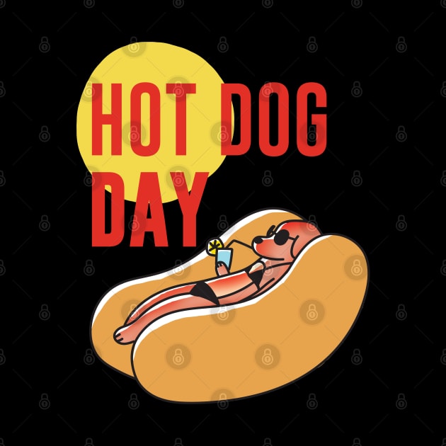 Hot Dog Day - Bikini by Crismk Art