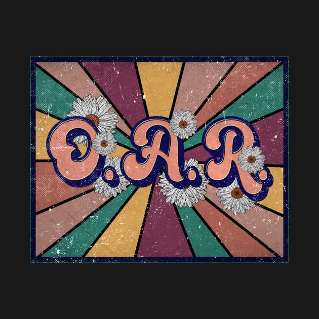 Flowers Graphic O.A.R Proud Name 70s 80s 90s Vintage Styles by MakeMeBlush