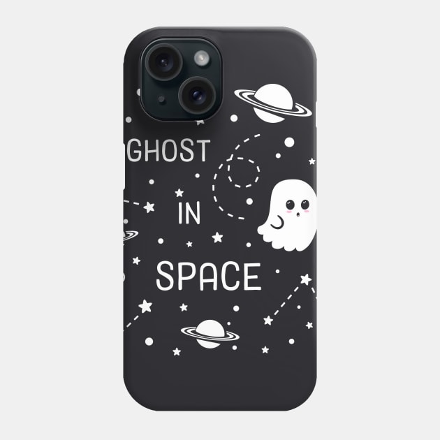 Ghost in Space Phone Case by sirwatson