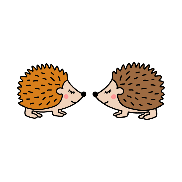 Cute little hedgehogs by bigmomentsdesign