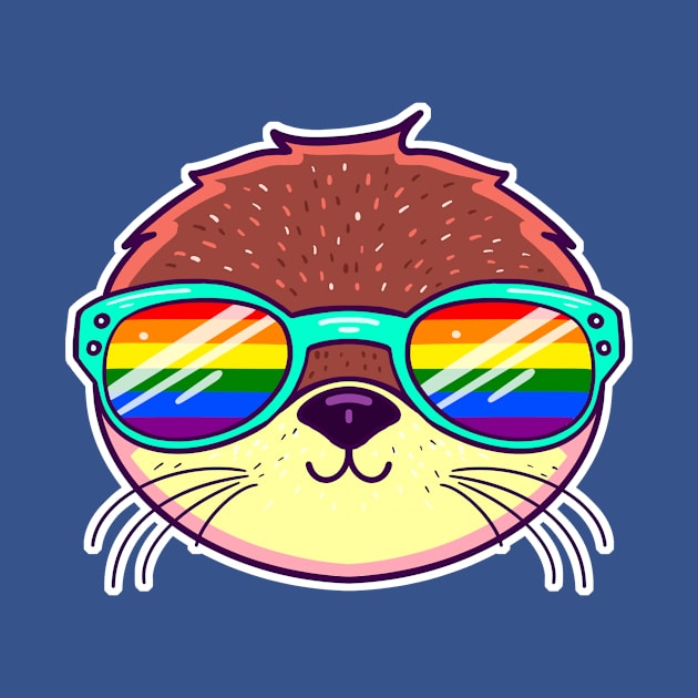 Pride Sea Otter by bolincradleyart