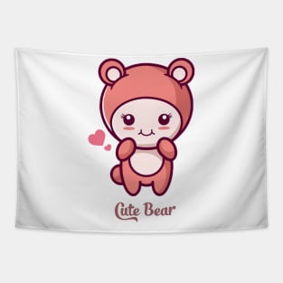 Cute Bear Tapestry