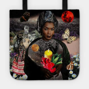 Voodoo Magick Occult Marie Laveau New Orleans Witch Tote