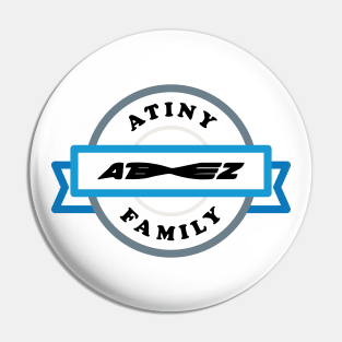 ATEEZ Atiny family logo ribbon Pin