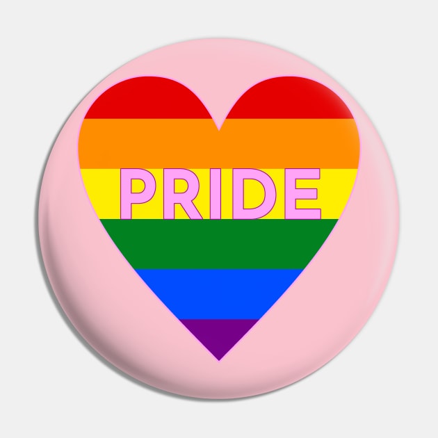 Pride, Pride Heart Pin by Way of the Road