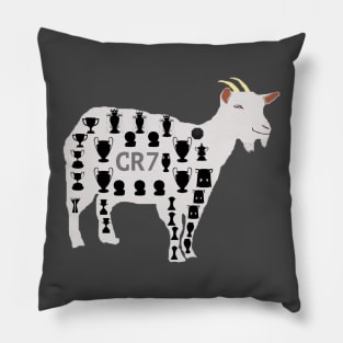 Cristiano Ronaldo "the GOAT" Pillow