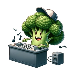 Broccoli Beats - DJ Veggie on the Decks T-Shirt