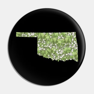 Oklahoma in Flowers Pin