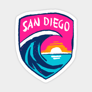 San Diego Waveeee FC Magnet